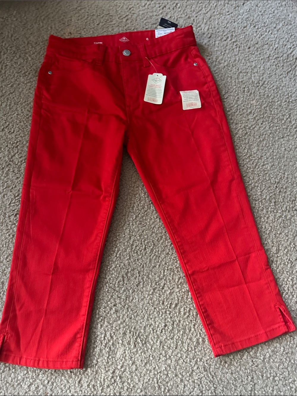 Joe's Jeans The Icon Ankle Red Skinny Jeans Size 6 NWT